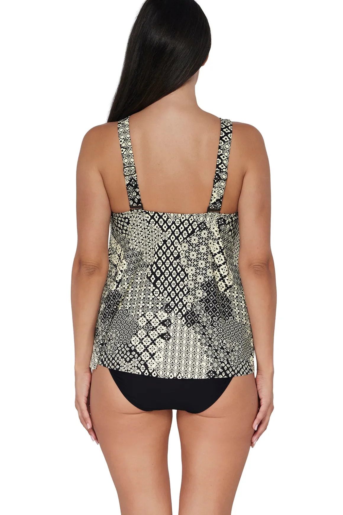 Sunsets Escape Venice Seagrass Texture Sadie Tankini Top