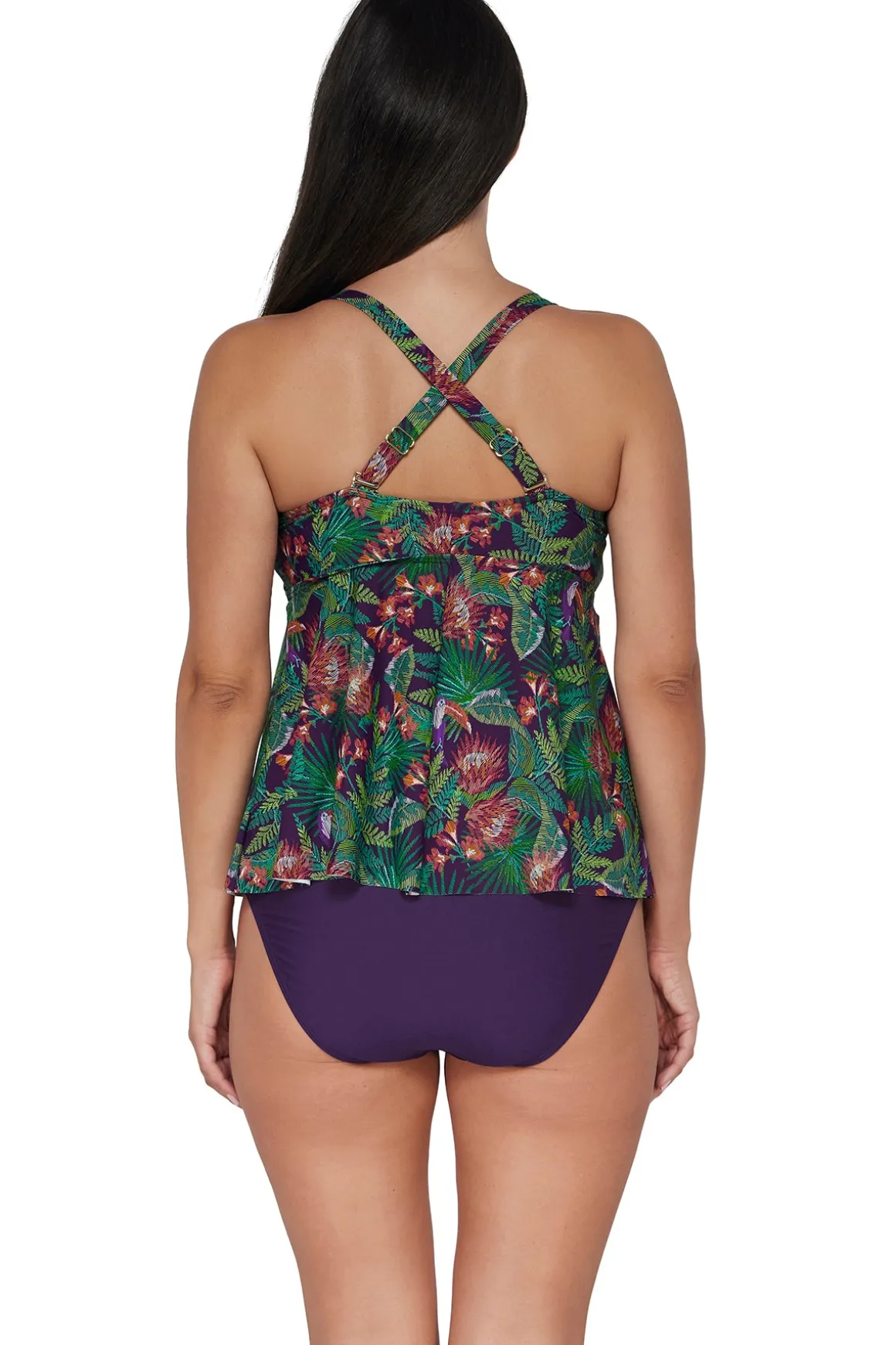 Sunsets Escape Welcome To Rio Marin Tankini Top