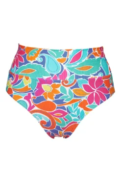 Sunsets Festive Floral Sandbar Rib Hannah High Waist Bottom