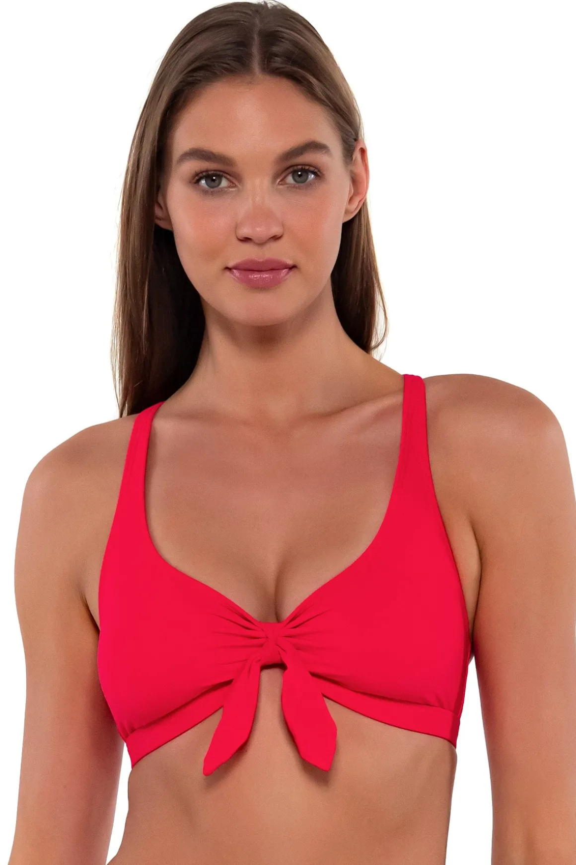Sunsets Geranium Brandi Bralette Top