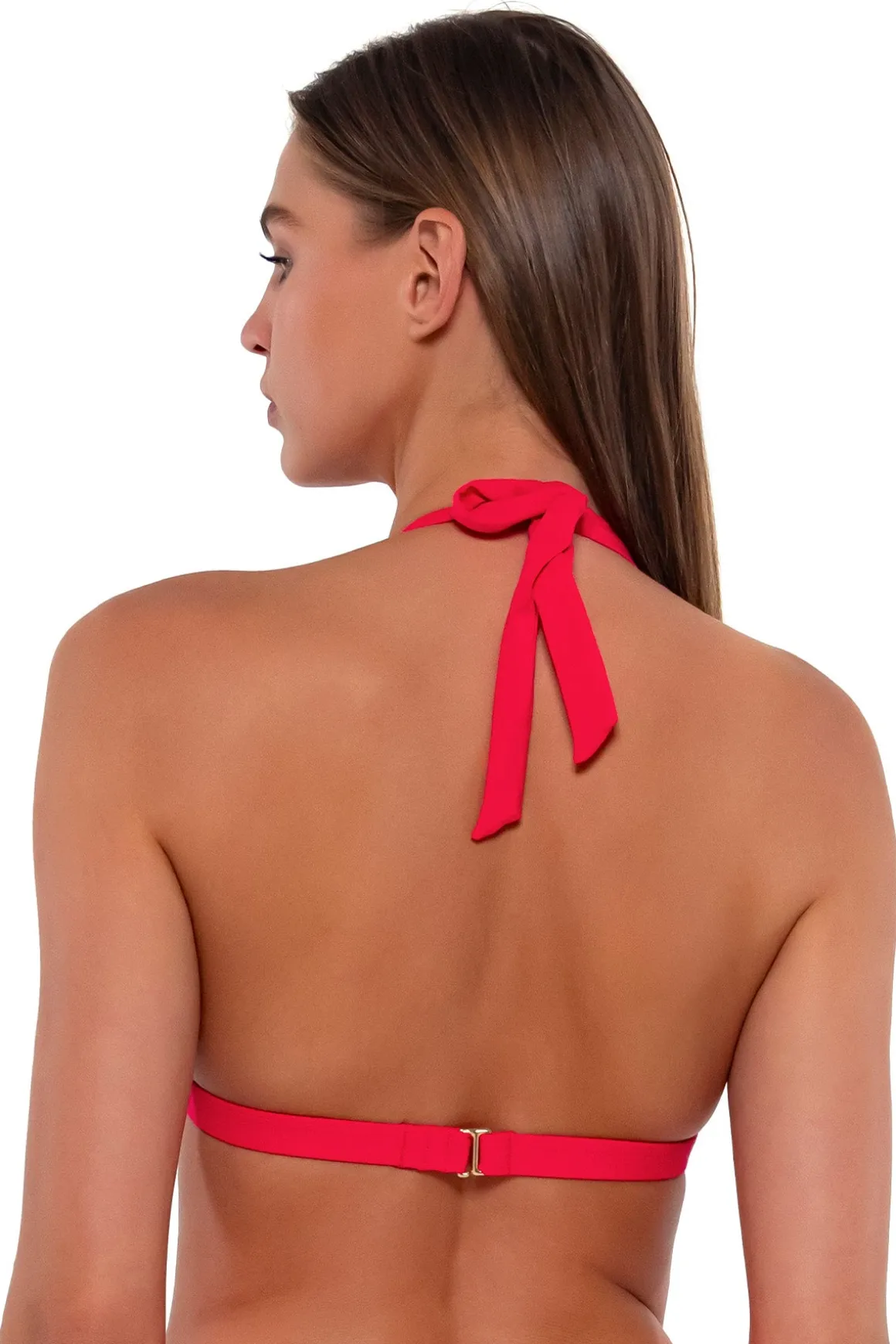 Sunsets Geranium Faith Halter Top