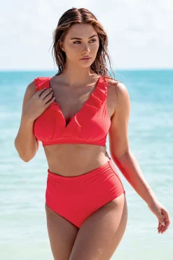 Sunsets Geranium Willa Wireless Top