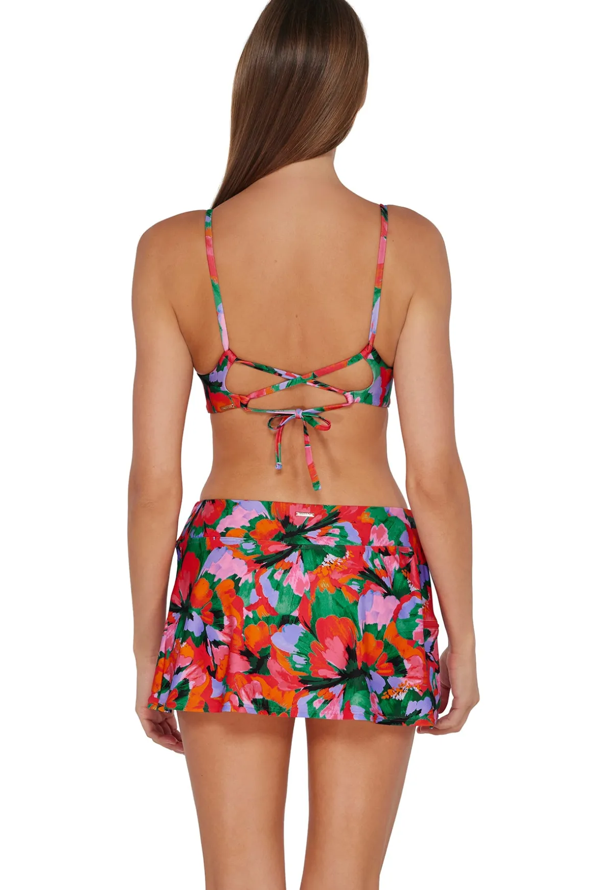 Sunsets Hummingbird Cove Sporty Swim Skirt Bottom