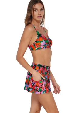 Sunsets Hummingbird Cove Sporty Swim Skirt Bottom