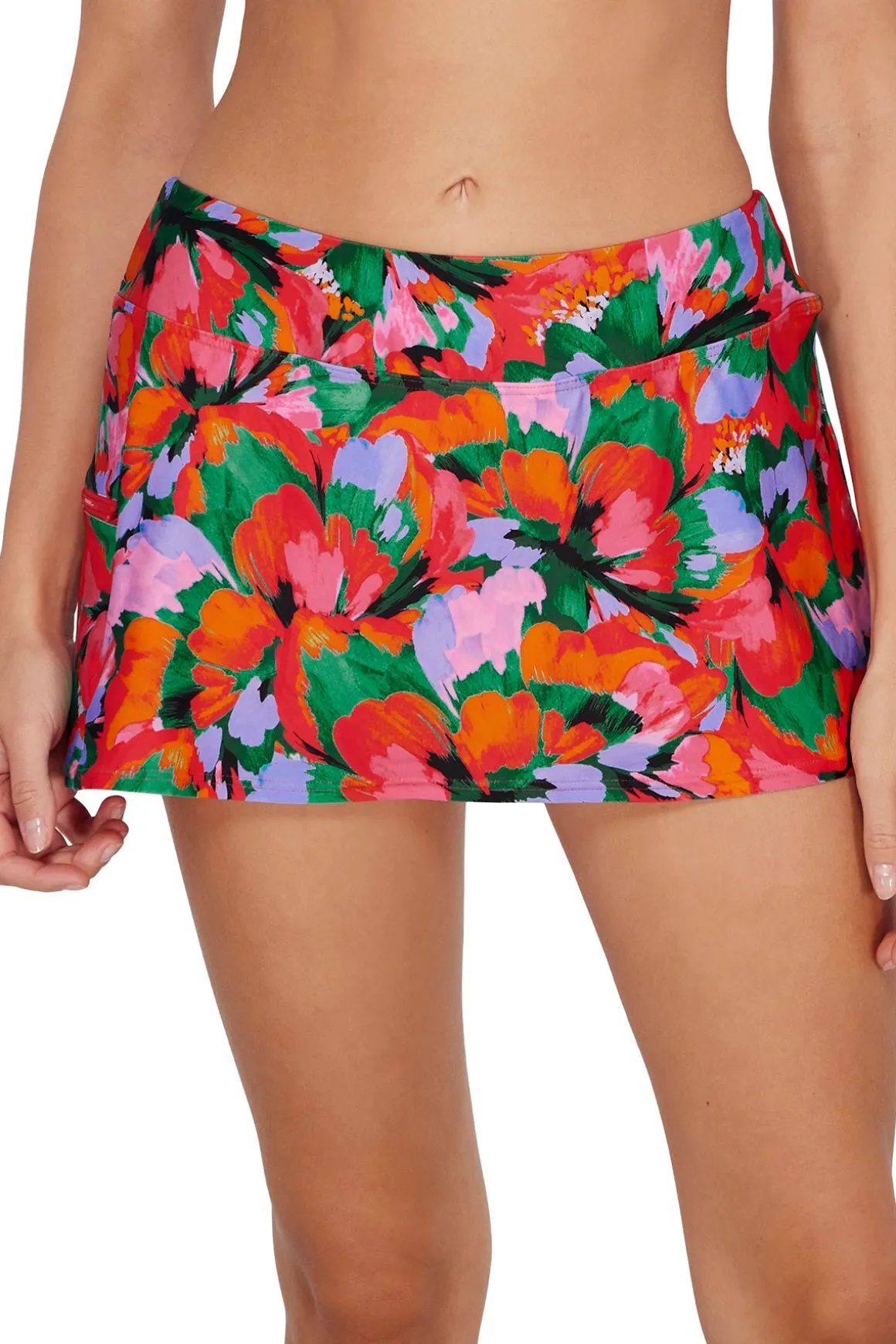 Sunsets Hummingbird Cove Sporty Swim Skirt Bottom