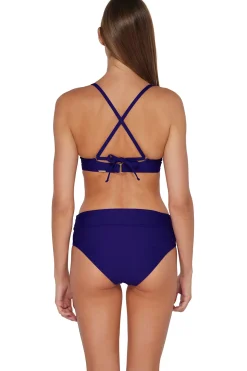 Sunsets Indigo Capri High Waist Bottom