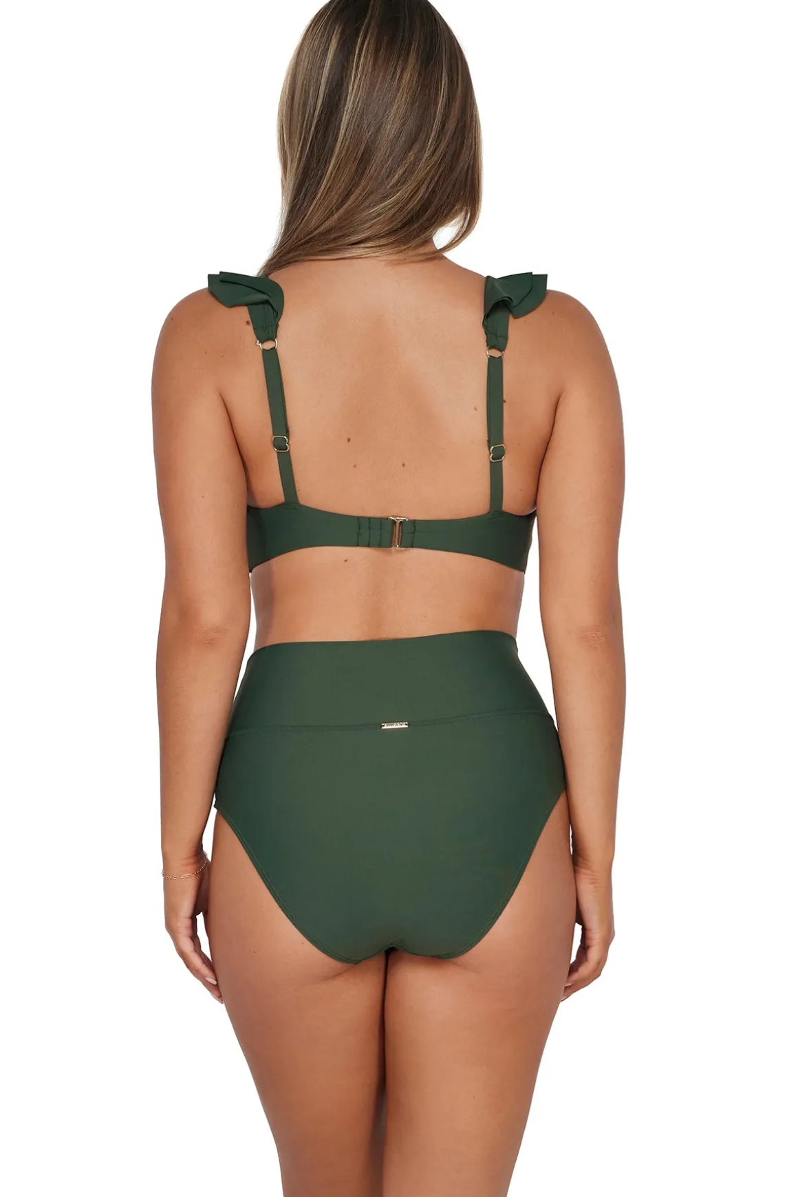 Sunsets Island Green Willa Wireless Top
