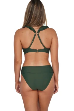 Sunsets Island Green Willa Wireless Top