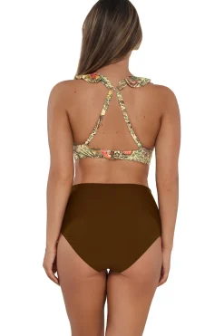 Sunsets Island Spice Capri High Waist Bottom