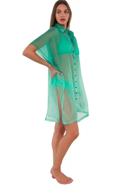 Sunsets Mint Shore Thing Tunic