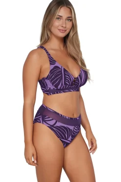 Sunsets Mystic Palms Annie High Waist Bottom