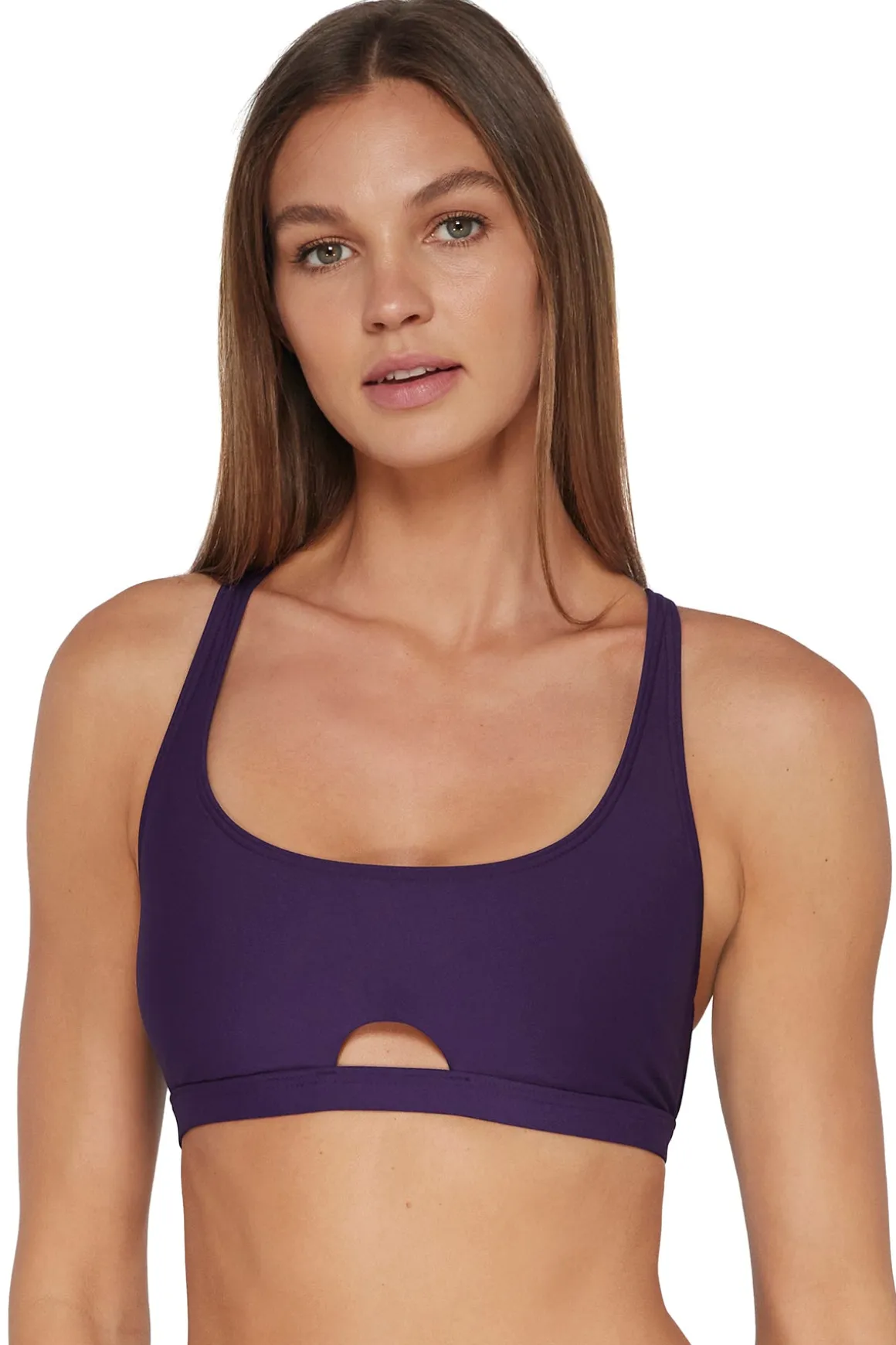 Sunsets Paradise Plum Brandi Bralette Top