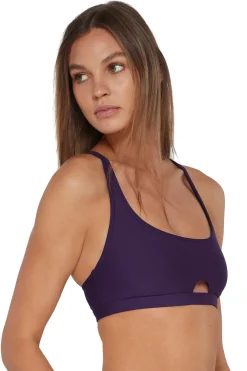 Sunsets Paradise Plum Brandi Bralette Top
