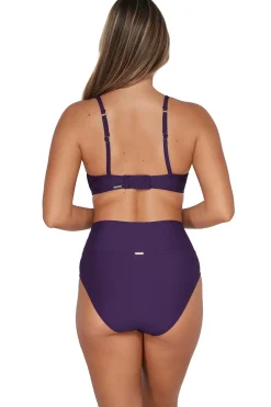 Sunsets Paradise Plum Hannah High Waist Bottom
