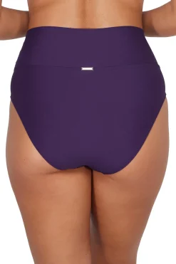 Sunsets Paradise Plum Hannah High Waist Bottom