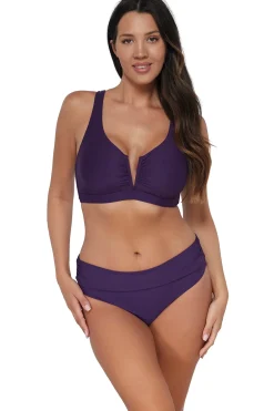 Sunsets Paradise Plum Vienna V-Wire Top