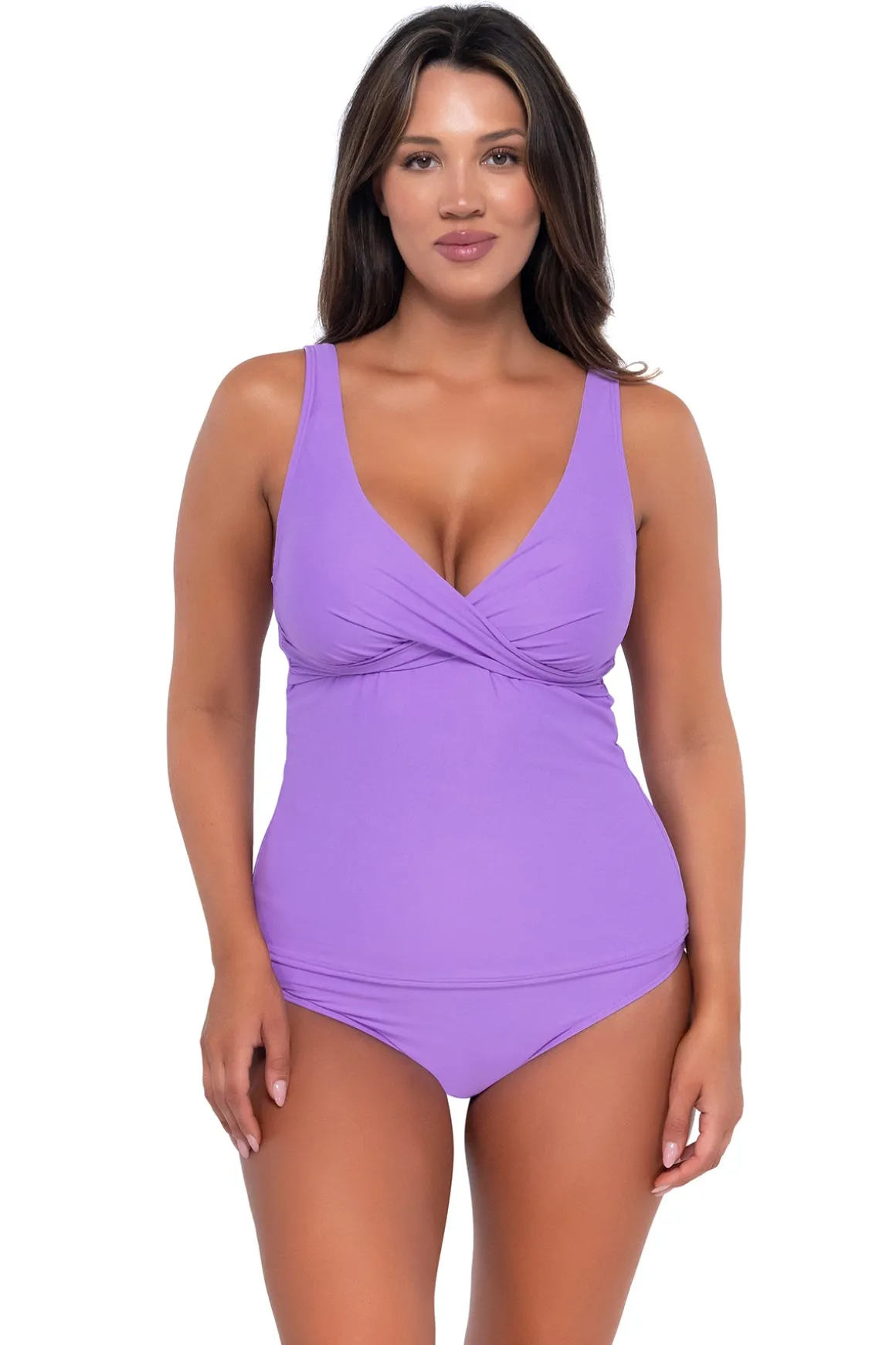 Sunsets Passion Flower Elsie Tankini Top