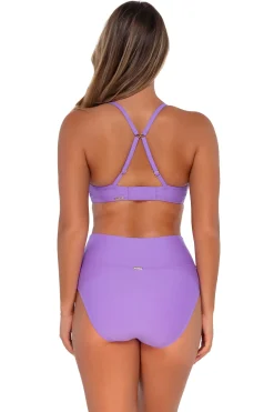 Sunsets Passion Flower Hannah High Waist Bottom