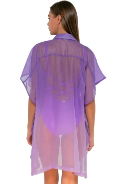 Sunsets Passion Flower Shore Thing Tunic
