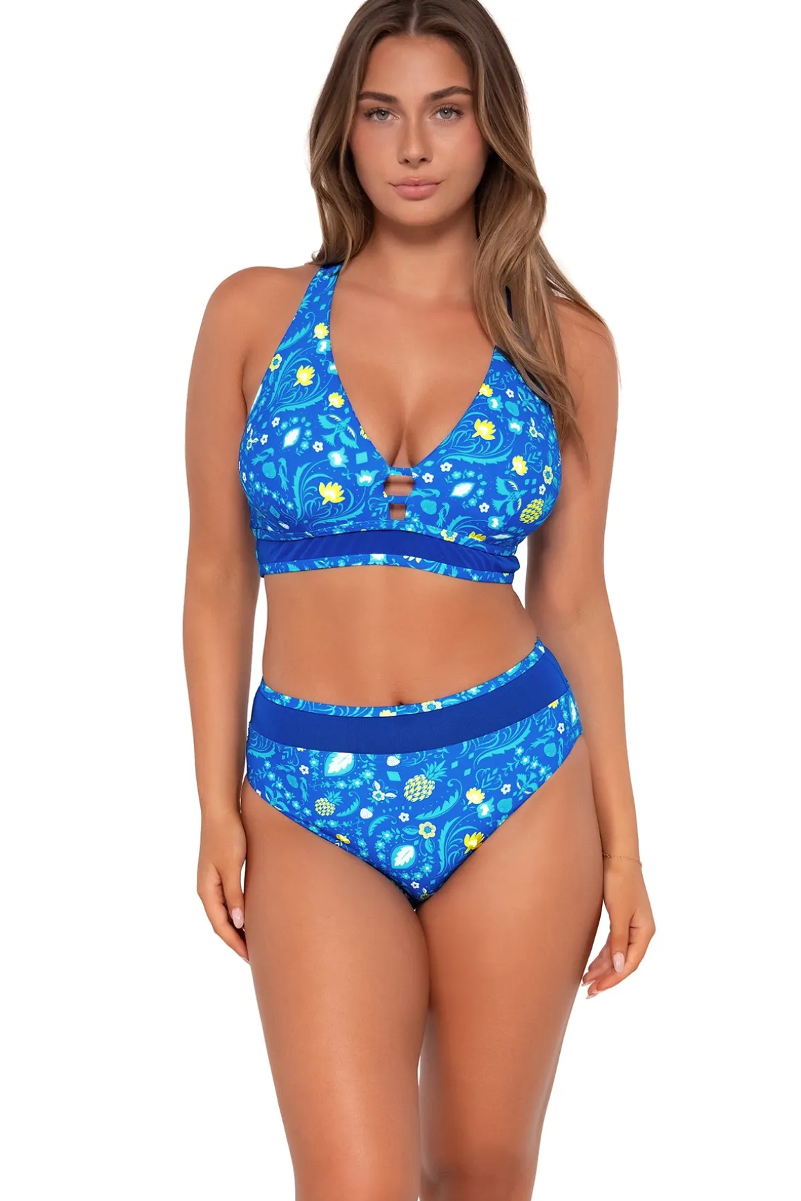 Sunsets Pineapple Grove Annie High Waist Bottom
