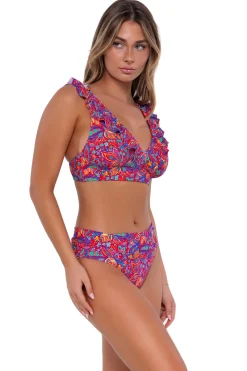 Sunsets Rue Paisley Willa Wireless Top