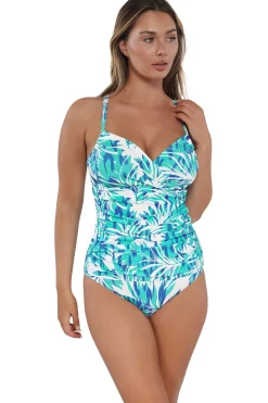 Sunsets Sea Breeze Sandbar Rib Serena Tankini Top