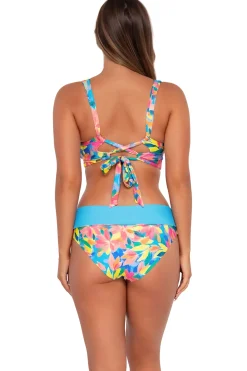 Sunsets Shoreline Petals Capri High Waist Bottom