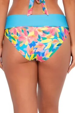 Sunsets Shoreline Petals Capri High Waist Bottom