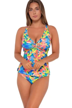 Sunsets Shoreline Petals Forever Tankini Top