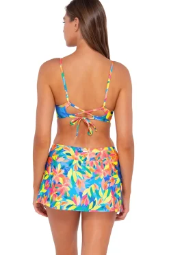 Sunsets Shoreline Petals Sporty Swim Skirt