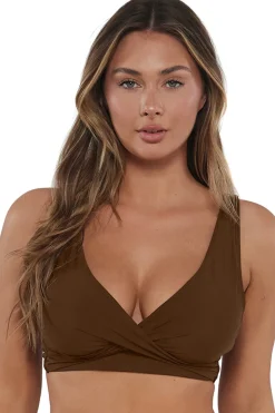 Sunsets Tiki Brown Elsie Top