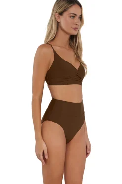 Sunsets Tiki Brown Hannah High Waist Bottom