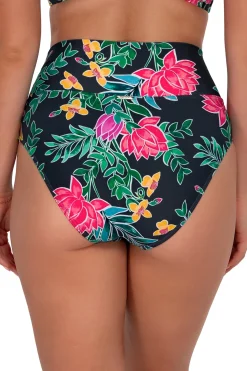 Sunsets Twilight Blooms Hannah High Waist Bottom