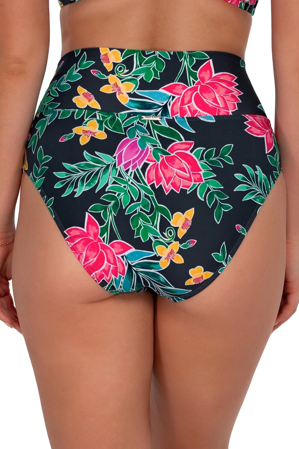 Sunsets Twilight Blooms Hannah High Waist Bottom