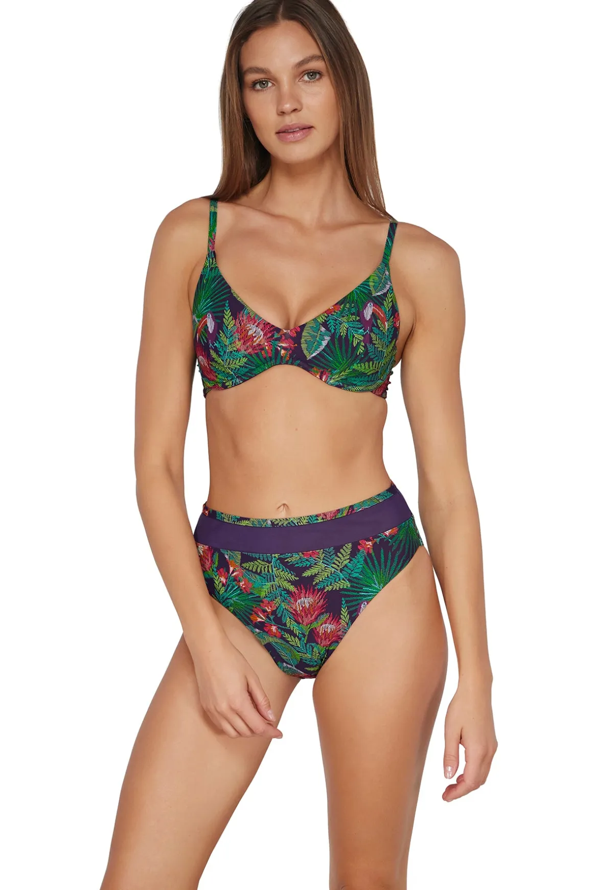 Sunsets Welcome To Rio Annie High Waist Bottom