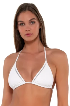 Sunsets White Lily Laney Triangle Top