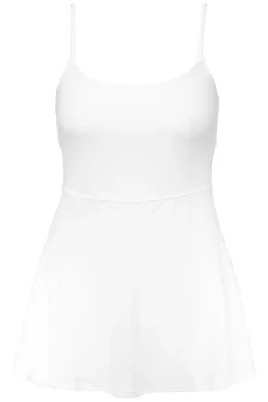 Sunsets White Lily Naomi Swim Dress One Piece
