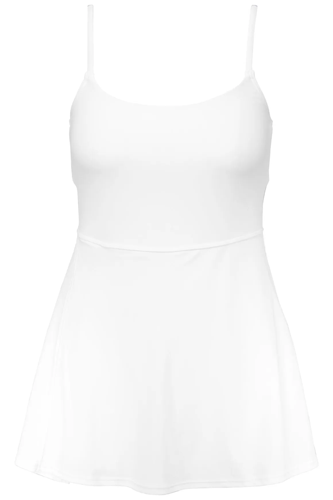 Sunsets White Lily Naomi Swim Dress One Piece